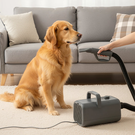 JHK Pet Grooming Vacuum Kit With Adjustable Temperature Blow Dryer