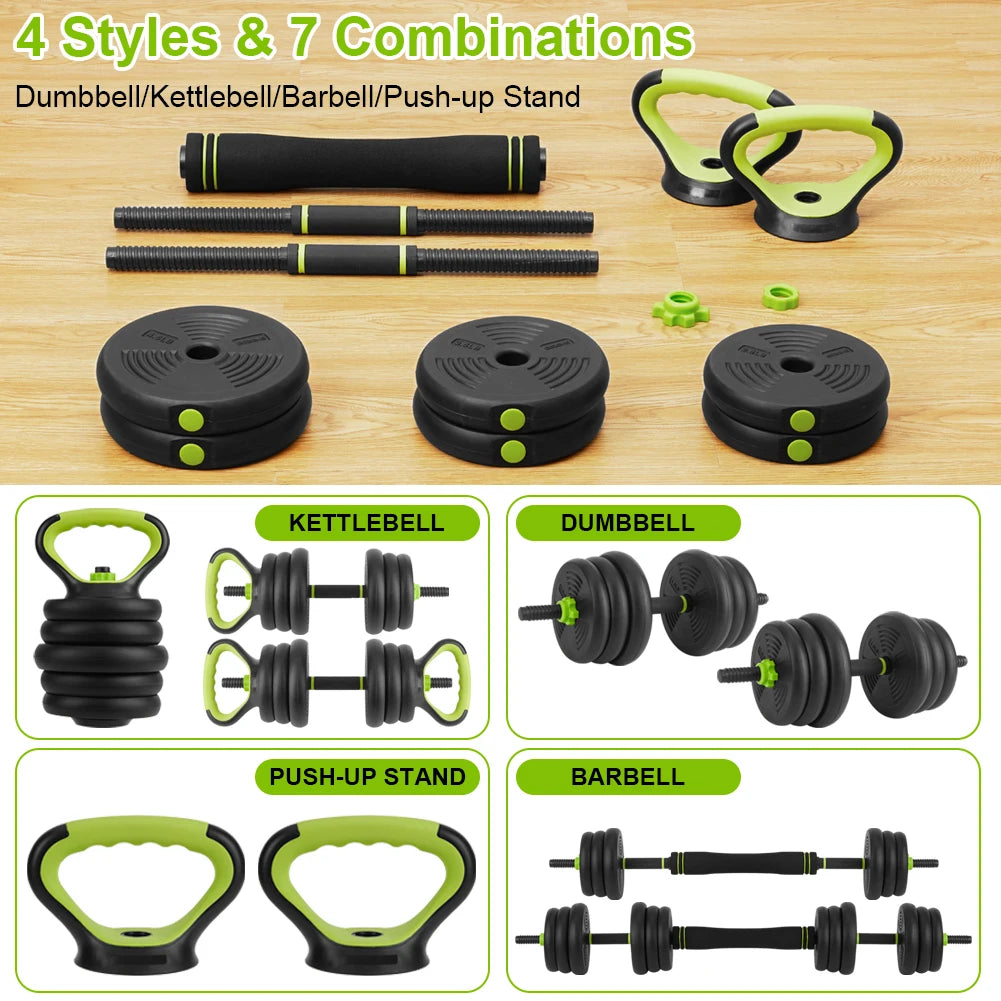 Acekool Adjustable Dumbbell Set With Convertible Home Gym Weights