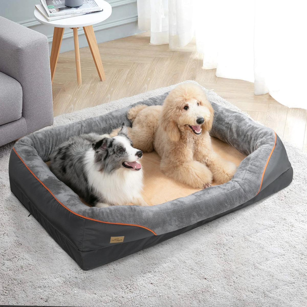 BINGOPAW Comfortable Foam Dog Bed With Removable Washable Cover