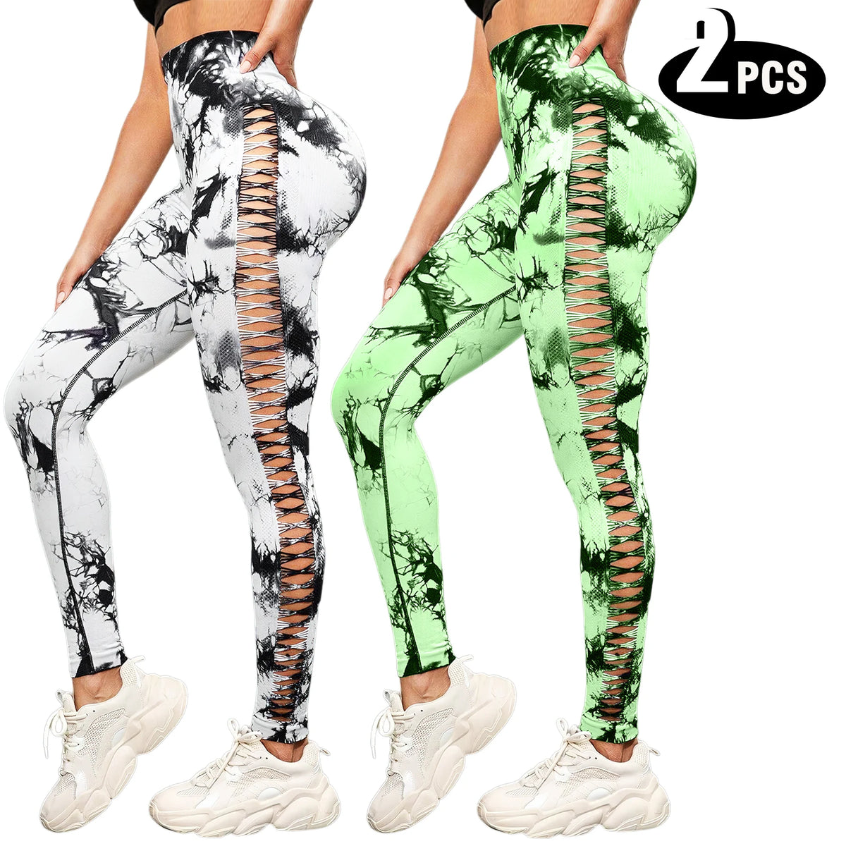 Womens High Waisted Seamless Butt Lifting Yoga Leggings