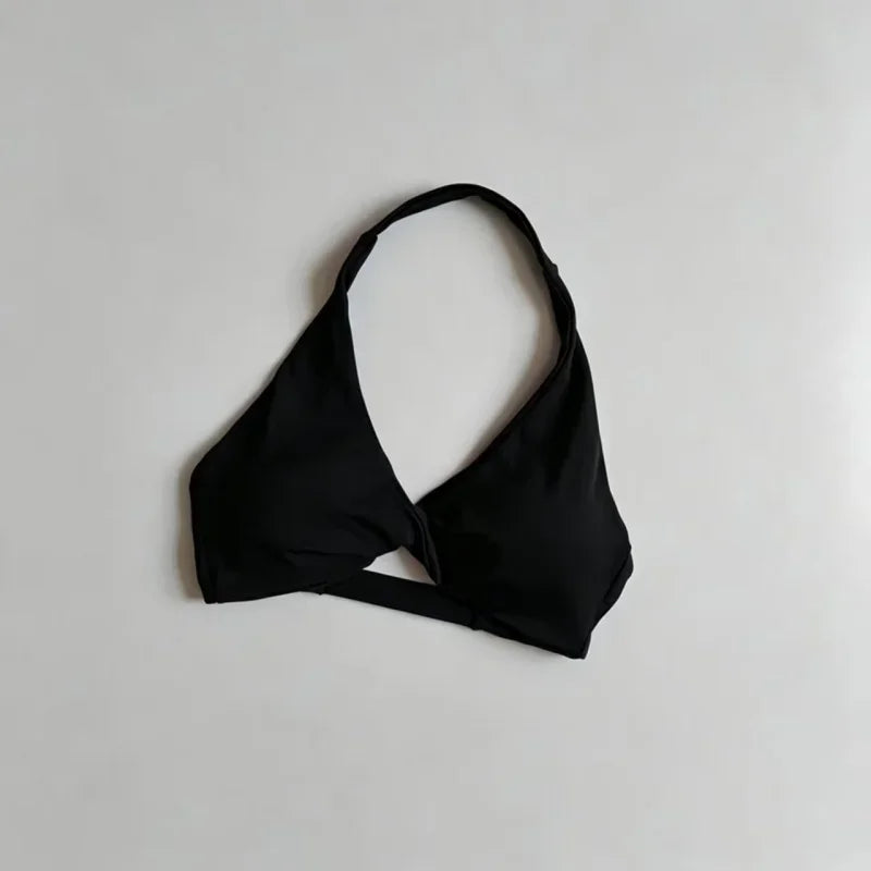 Halter Backless Padded Sports Bra for Yoga and Fitness Workouts