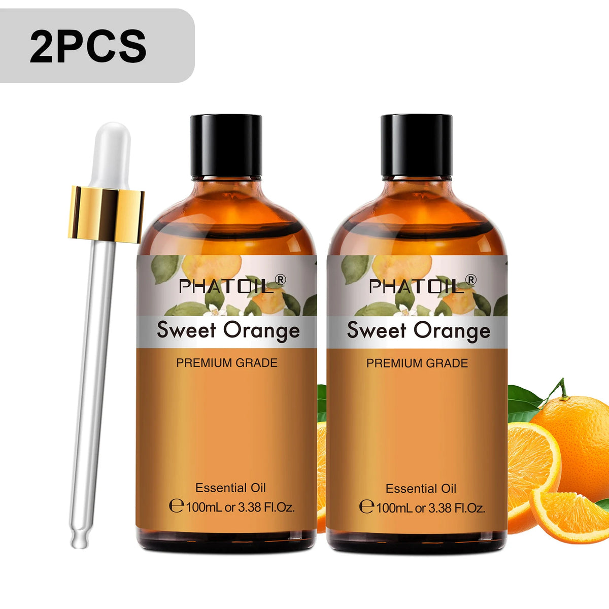 PHATOIL Aromatherapy Essential Oil Set for Diffusers and Soap Making