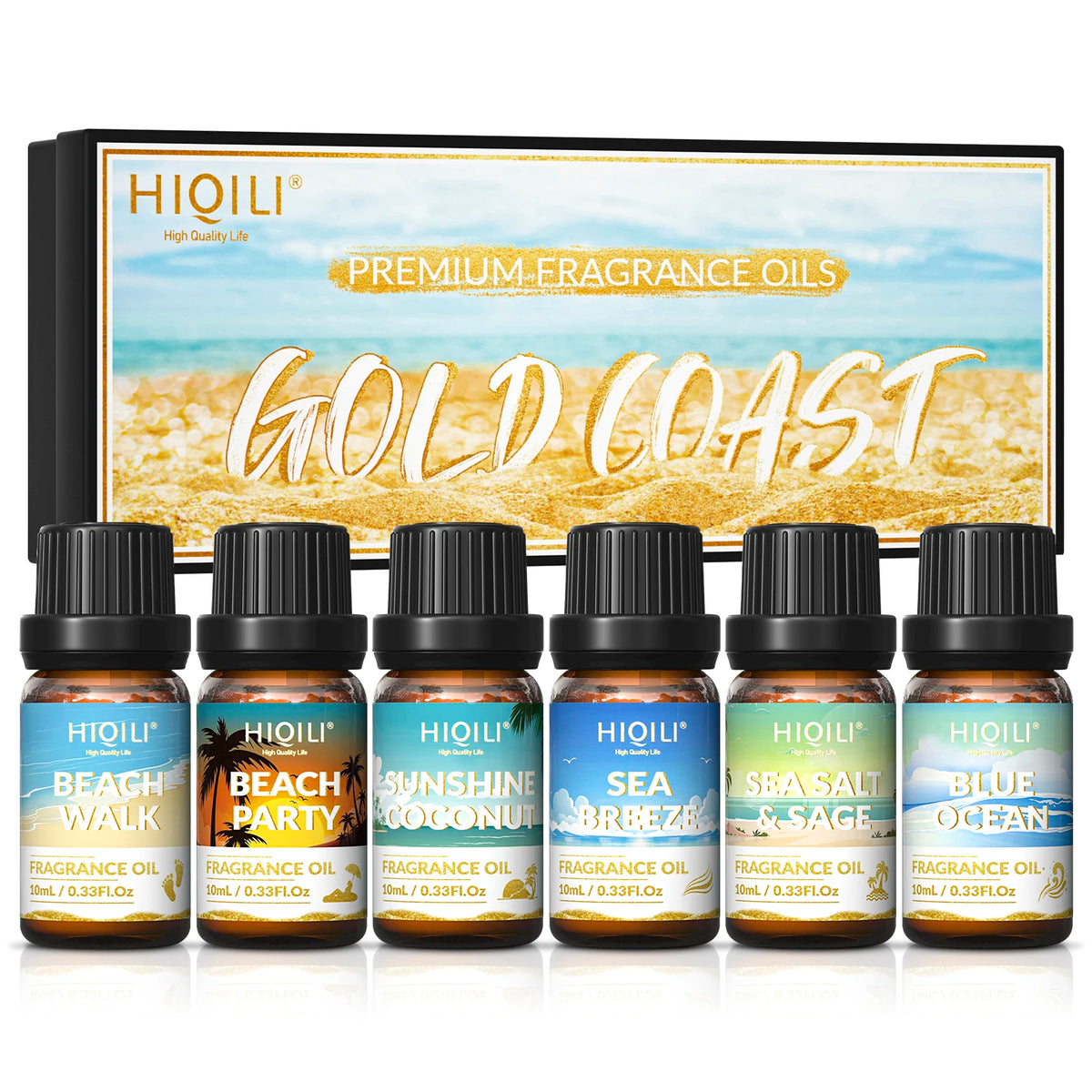 HIQILI Fragrance Oil Set for Aromatherapy and DIY Crafts