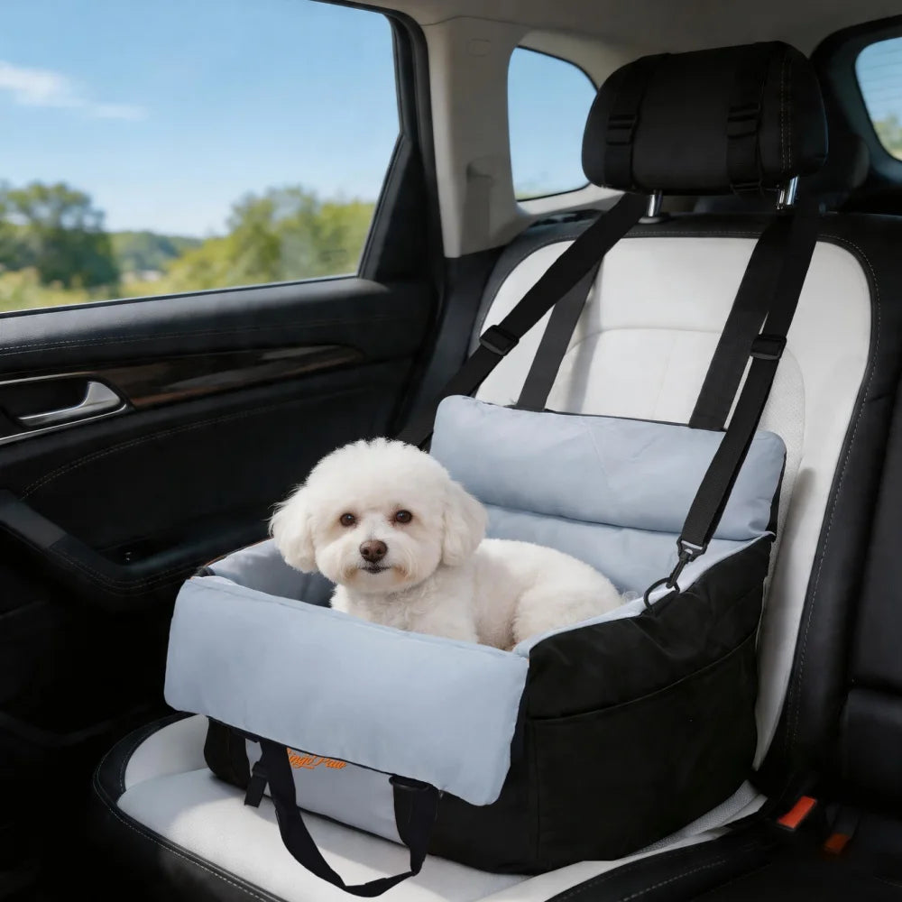 BORWART Portable Dog Car Seat Booster Travel Carrier
