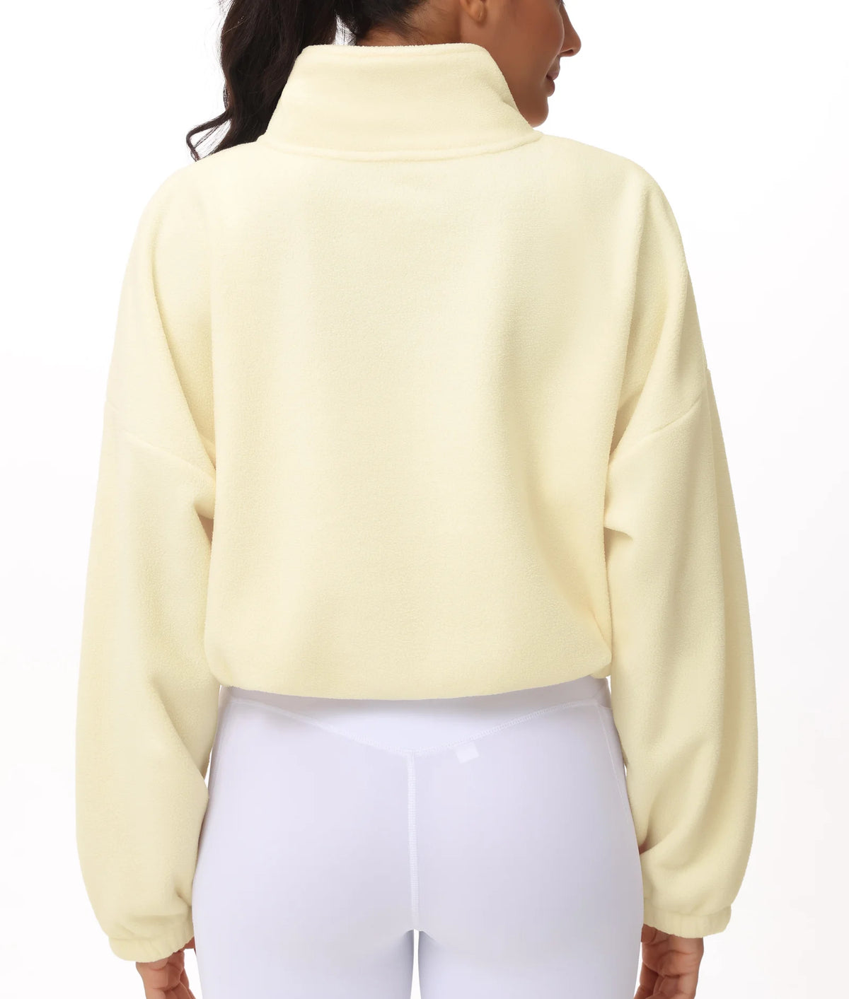 THE GYM PEOPLE Women's Half Zip Fleece Sweatshirt With Pockets