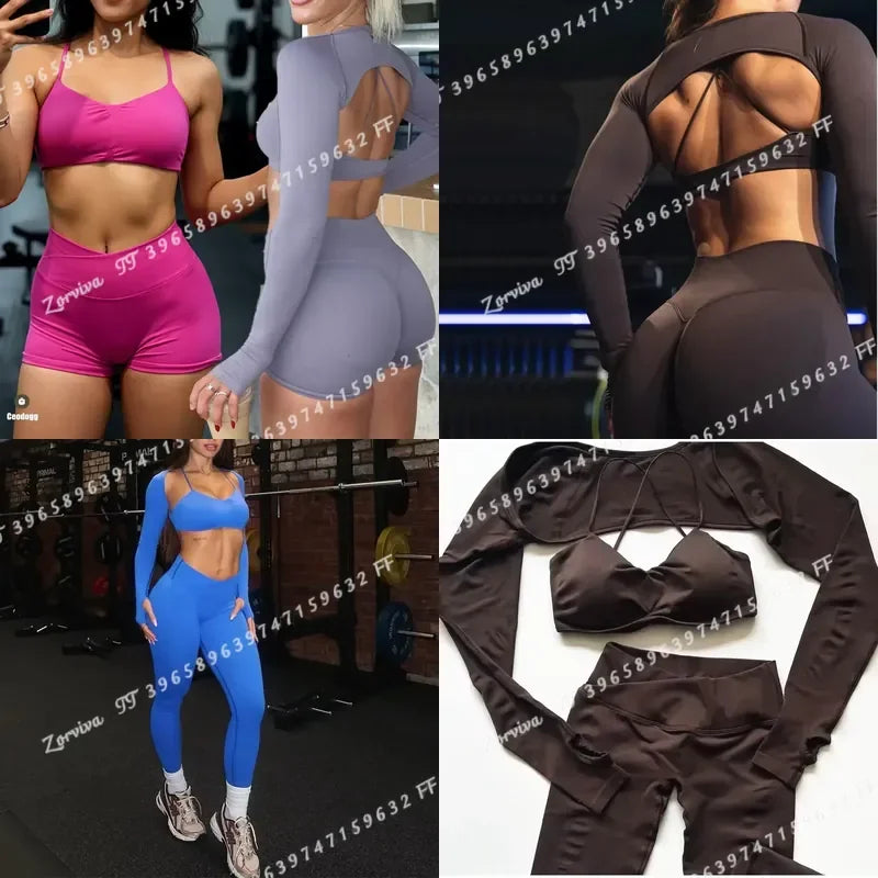 Womens Seamless Scrunch Gym Shorts for Running and Fitness Training