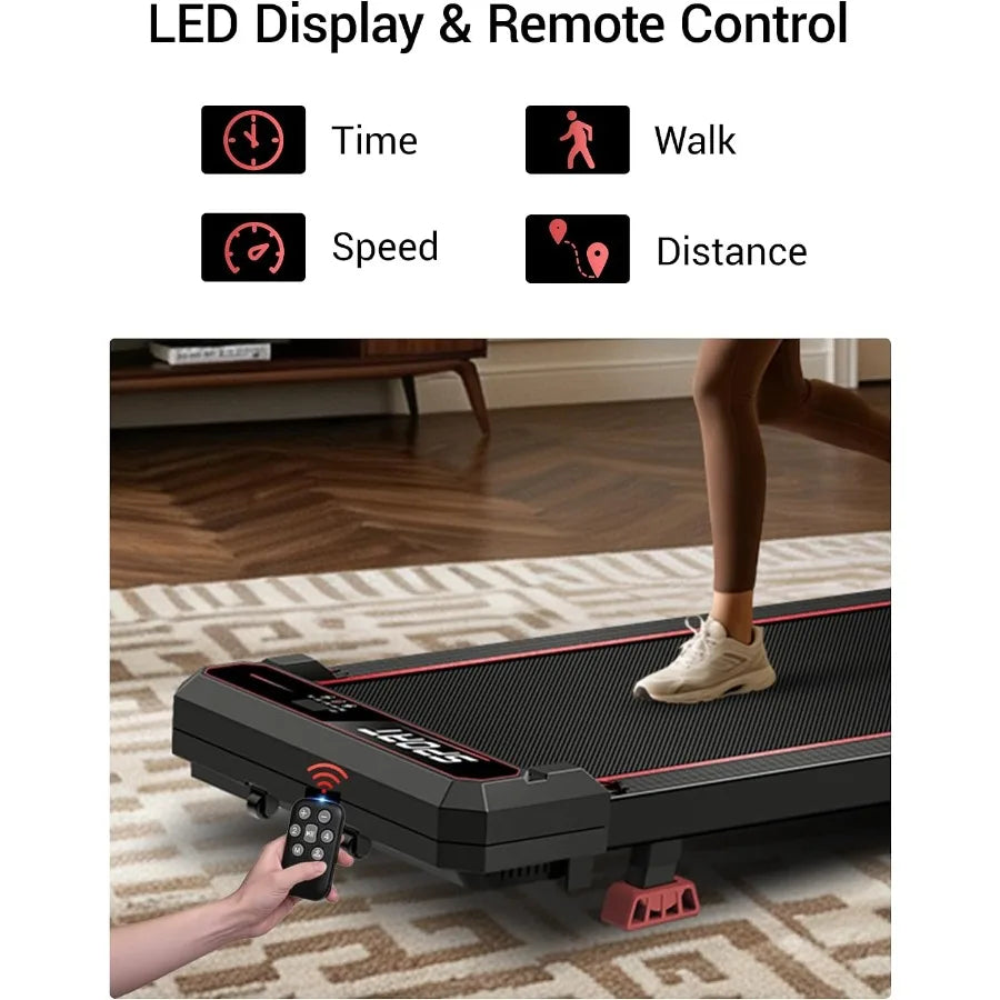 Incline Walking Pad With Vibration Plate For Home Fitness