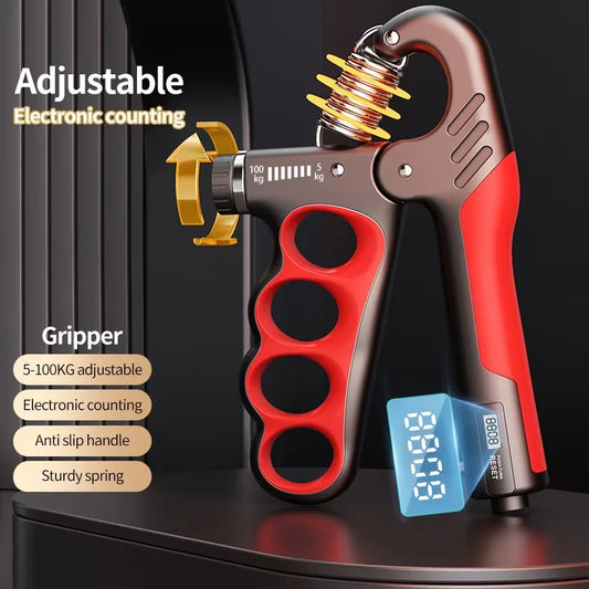 Adjustable Hand Grip Exerciser Fitness Wrist Trainer Strength Booster