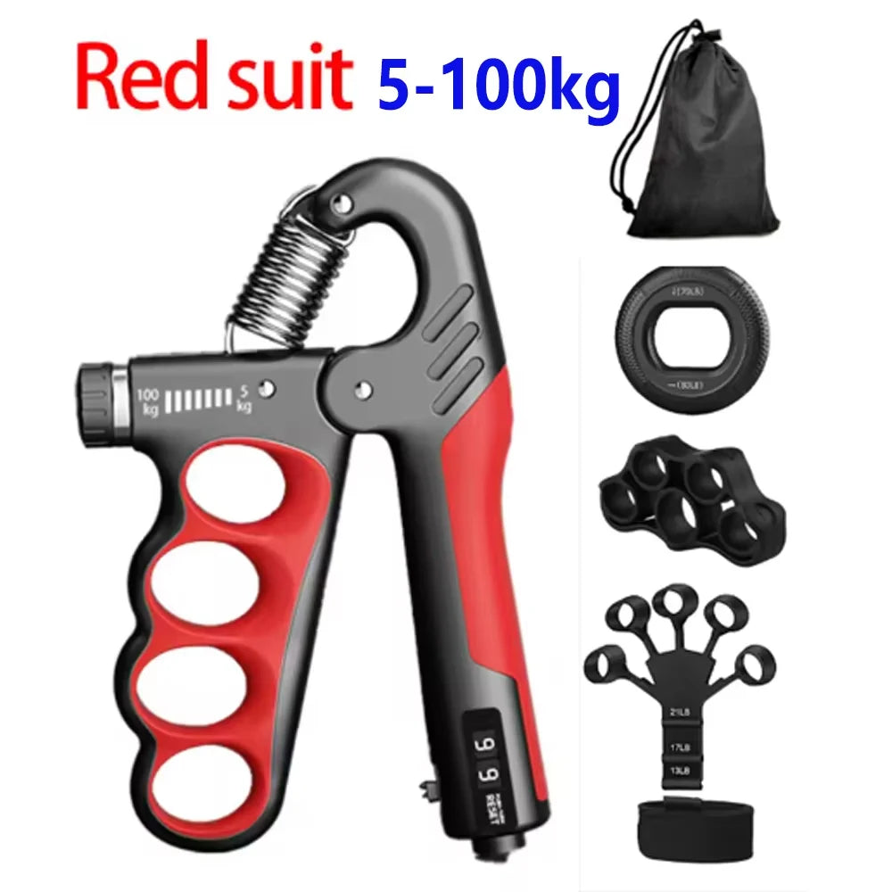 Adjustable Hand Grip Exerciser Fitness Wrist Trainer Strength Booster