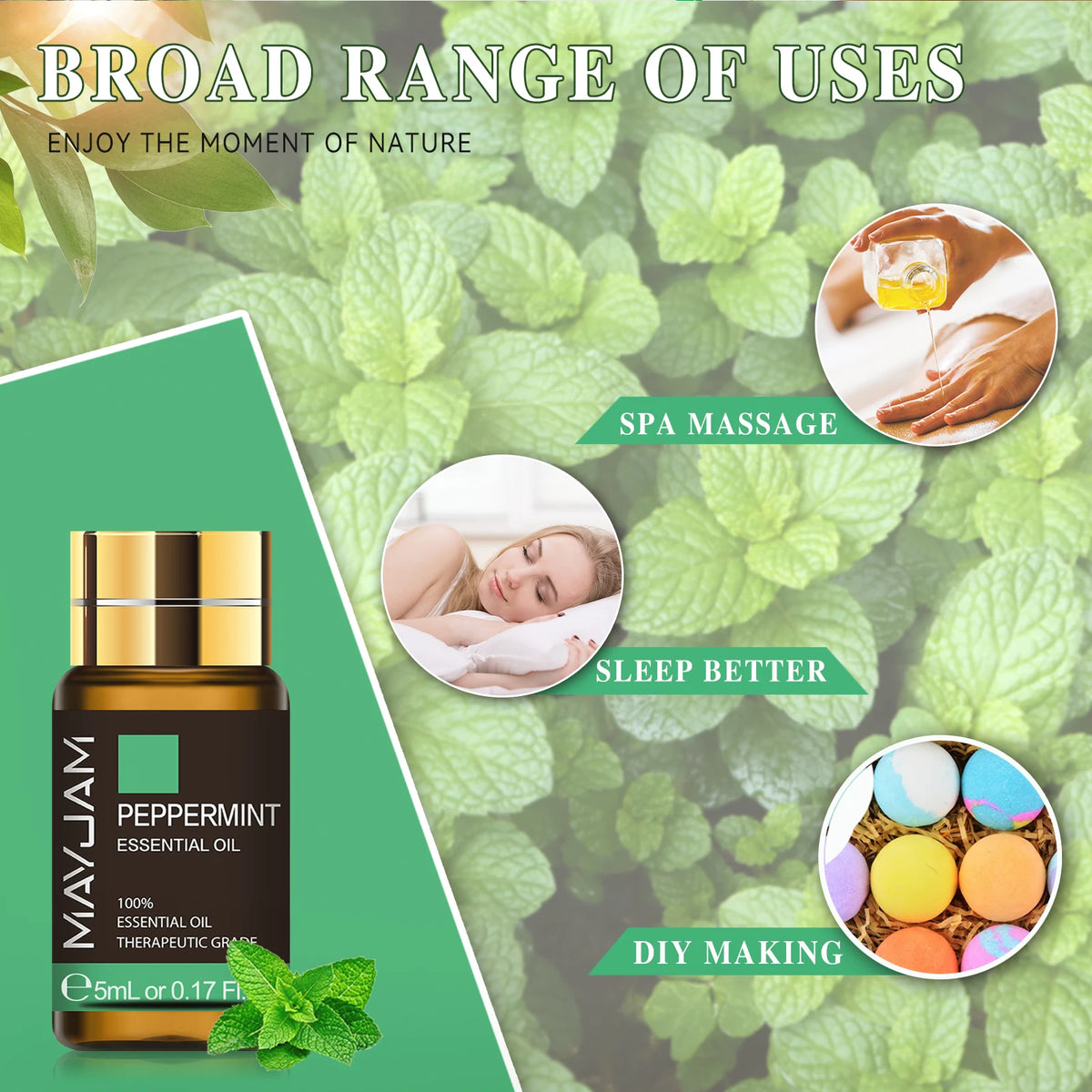 MAYJAM Essential Oils Set For Diffusers Humidifiers And Aromatherapy