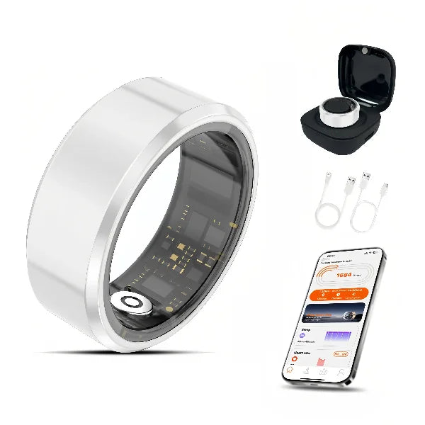 Casatelier Smart Ring With Heart Rate Sleep And SpO2 Tracking