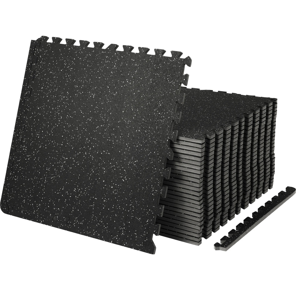 SucceBuy Interlocking Gym Floor Mats For Home Workout And Fitness Training