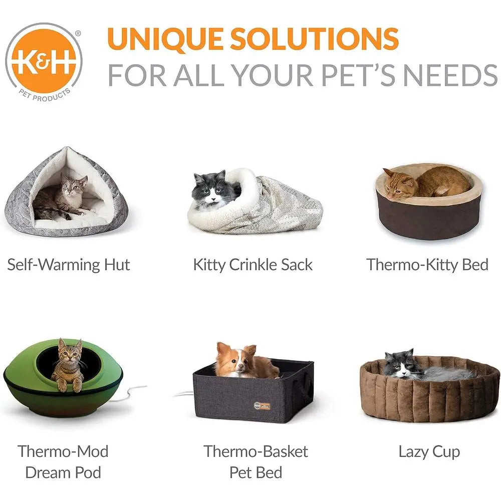 Handwoven Knitted Round Cat Bed For Cozy Indoor Rest