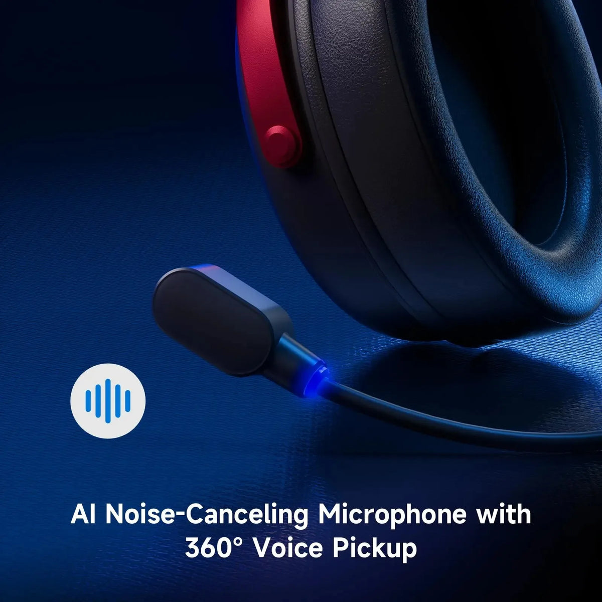 MCHOSE V9 Pro Wireless Gaming Headset 7.1 Surround Noise Canceling