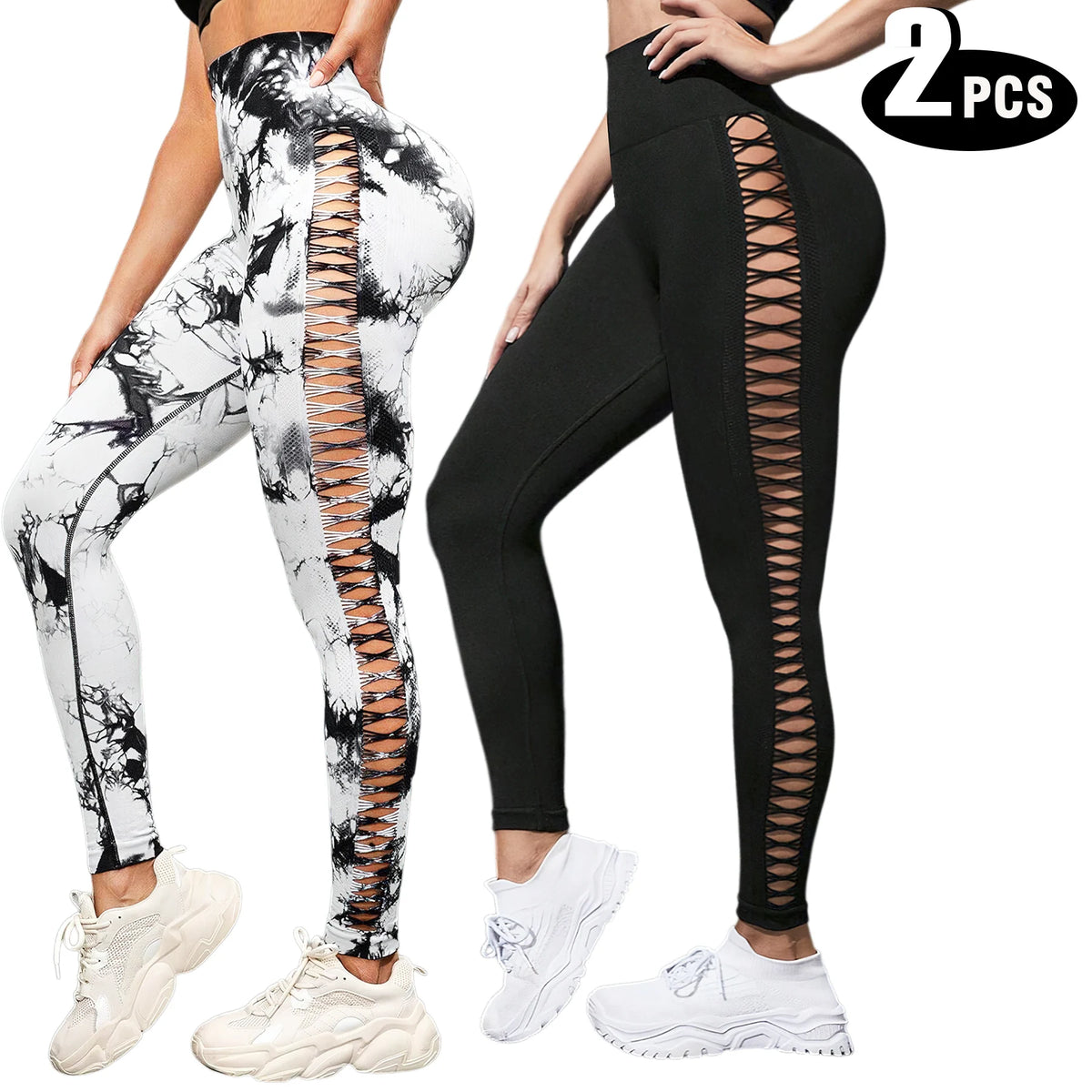 Womens High Waisted Seamless Butt Lifting Yoga Leggings