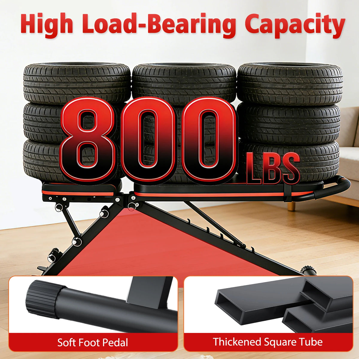 Foldable Multi Functional Dumbbell Bench for Full Body Strength Training