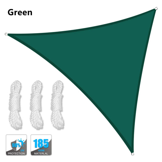 Waterproof Outdoor Triangle Shade Sail Canopy for Patio and Garden