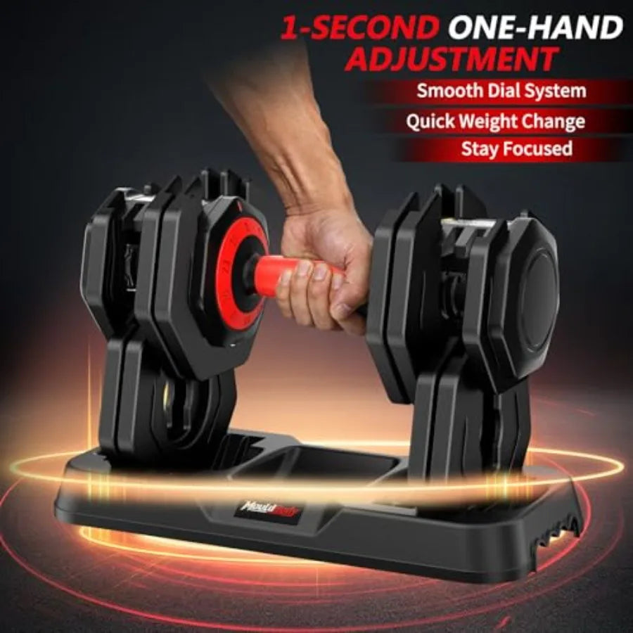 Adjustable Dumbbell Set For Strength Training And Home Gym Workouts