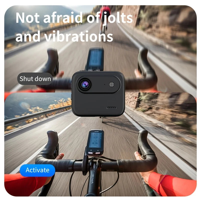 4K Flip Screen Action Camera With Anti Shake For Vlogging