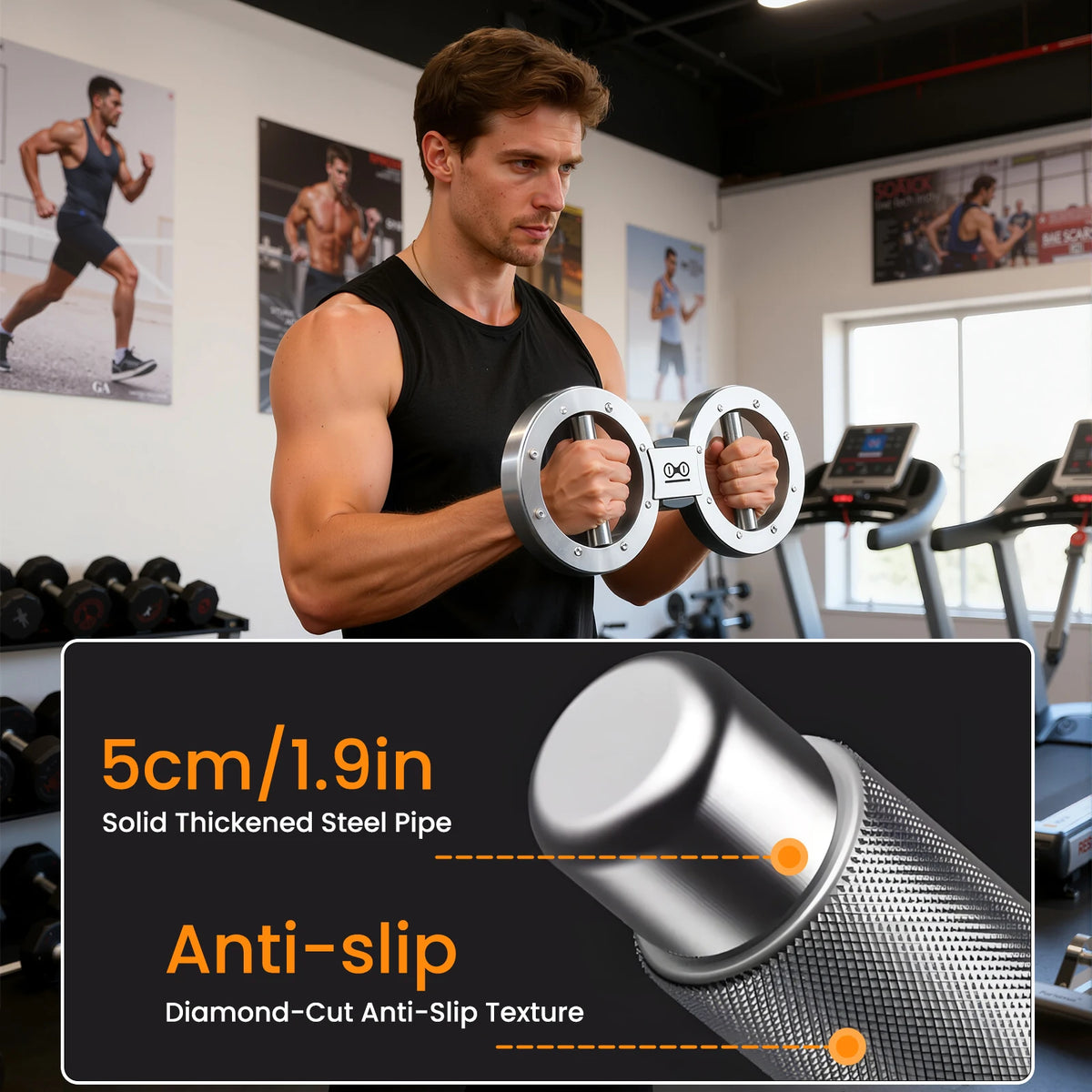 Multifunctional Forearm and Wrist Grip Strength Training Exerciser Machine