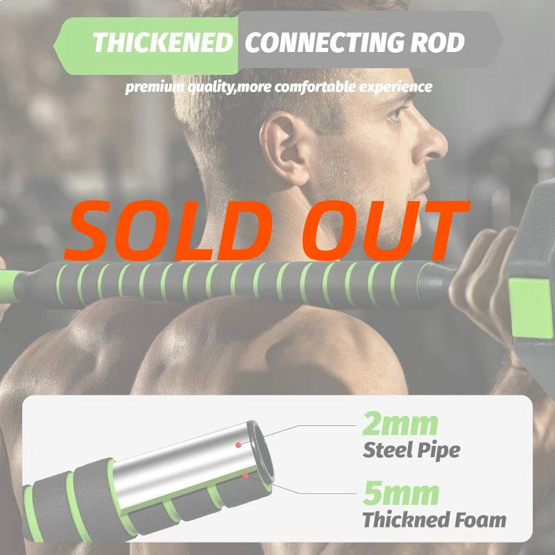 Adjustable Dumbbell Set With Barbell Kettlebell And Push Up Stand