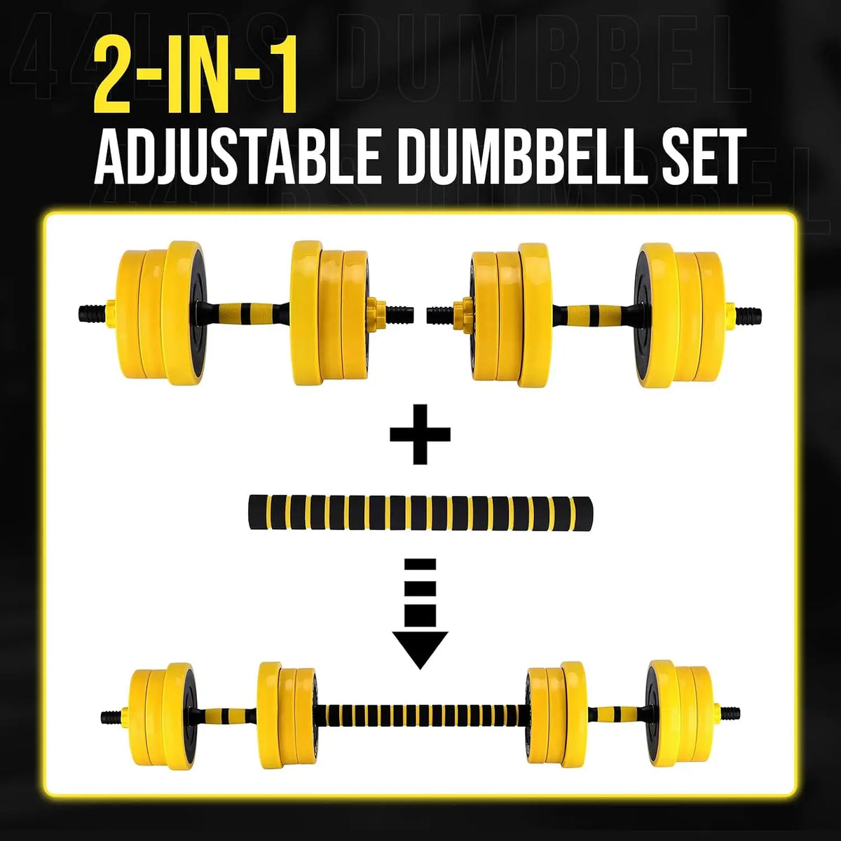Adjustable Dumbbell Set for Strength Training and Home Gym Workouts
