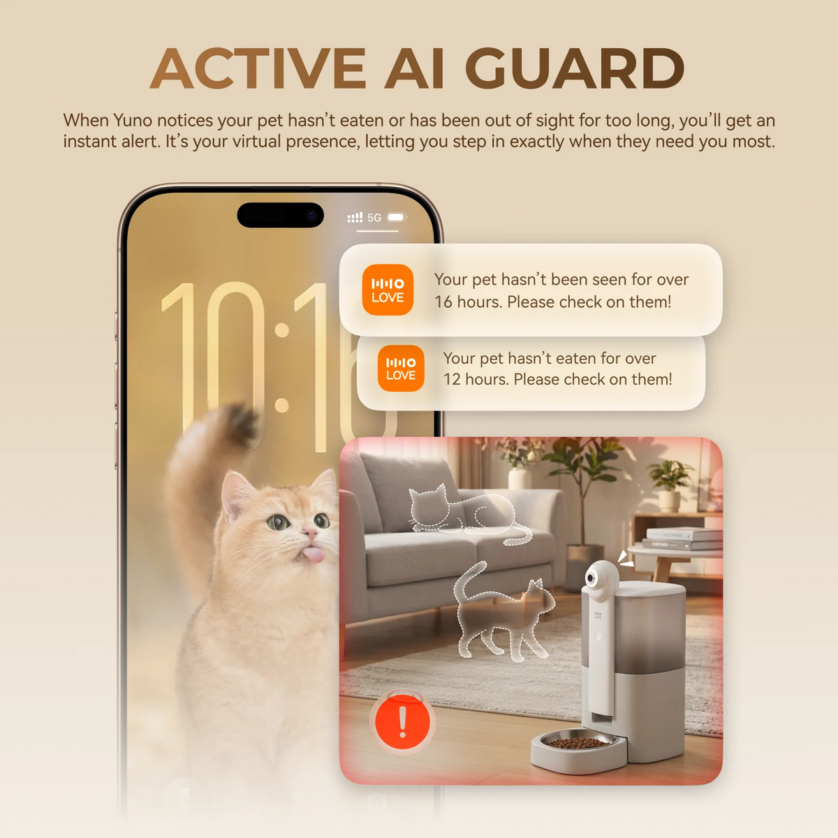 HHOLOVE Smart Pet Feeder With 1080P Camera And App Control